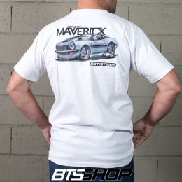 Camiseta Maverick Cinza Batistinha - Branca