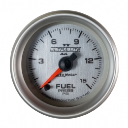 Medidor Pressão de Combustível Ultra-Lite II Autometer 4961 - Promoção Queima de Estoque