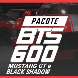 Pacote BTS600 para Ford Mustang GT e BLACK SHADOW 5.0 2018-2023
