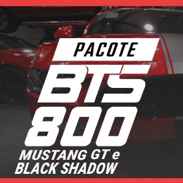 Pacote BTS800 para Ford Mustang GT e BLACK SHADOW 5.0L 2018-2023